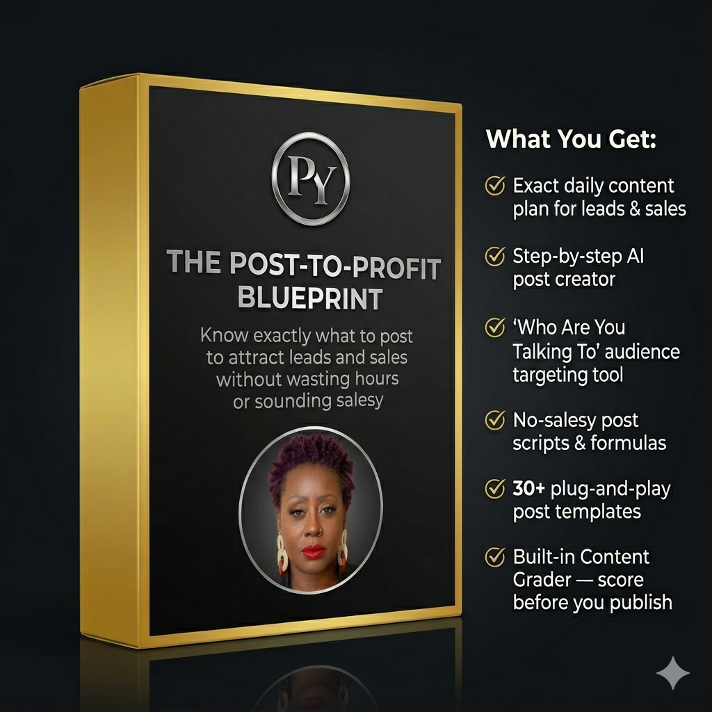 Post-to-Profit Blueprint by PYTalkBiz