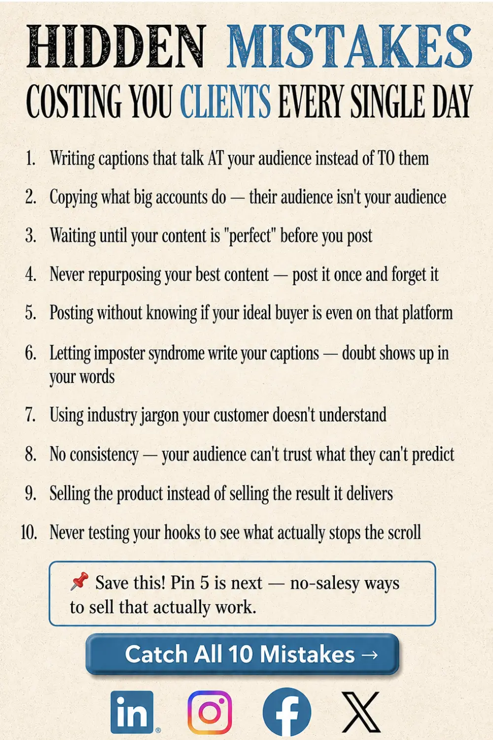 Hidden Content Mistakes Costing You Clients Every Day — Small Business Social Media Strategy | PYTalkBiz