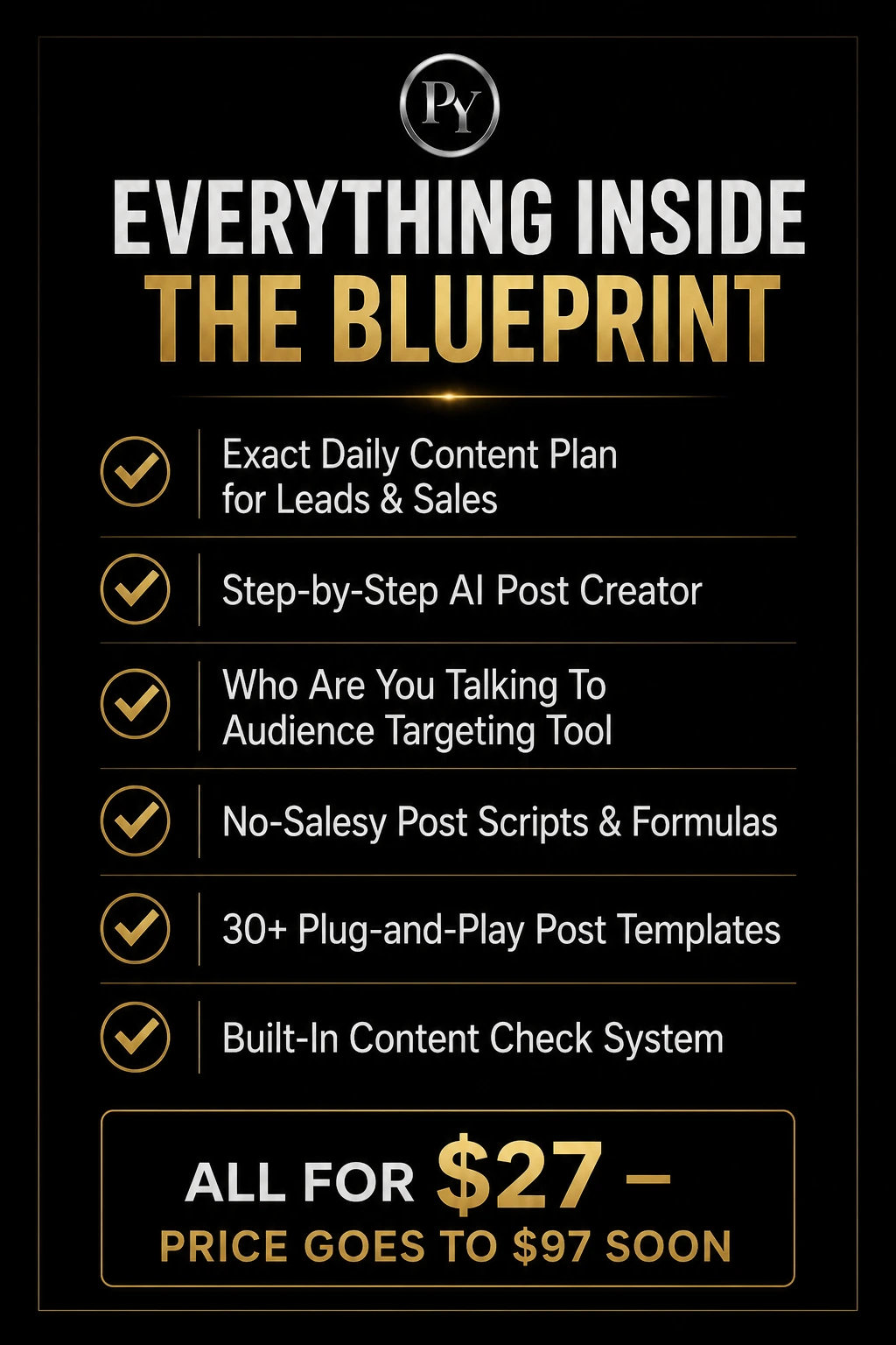 What's Inside the Post-to-Profit Blueprint — 6 Tools for Social Media Content Marketing | PYTalkBiz