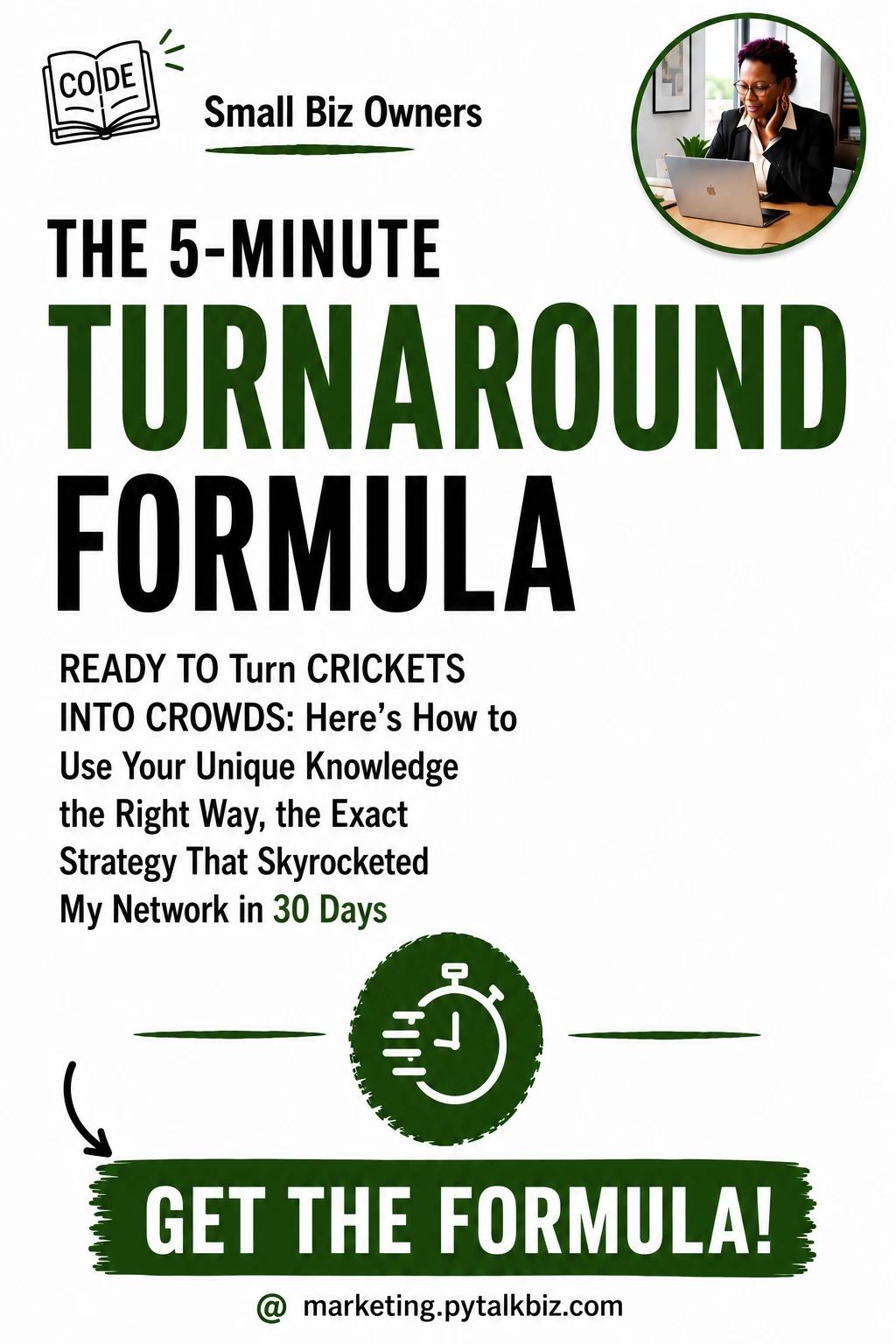 3-Step Content System — the 5-minute turnaround formula to turn crickets into crowds, by PY PYTalkBiz