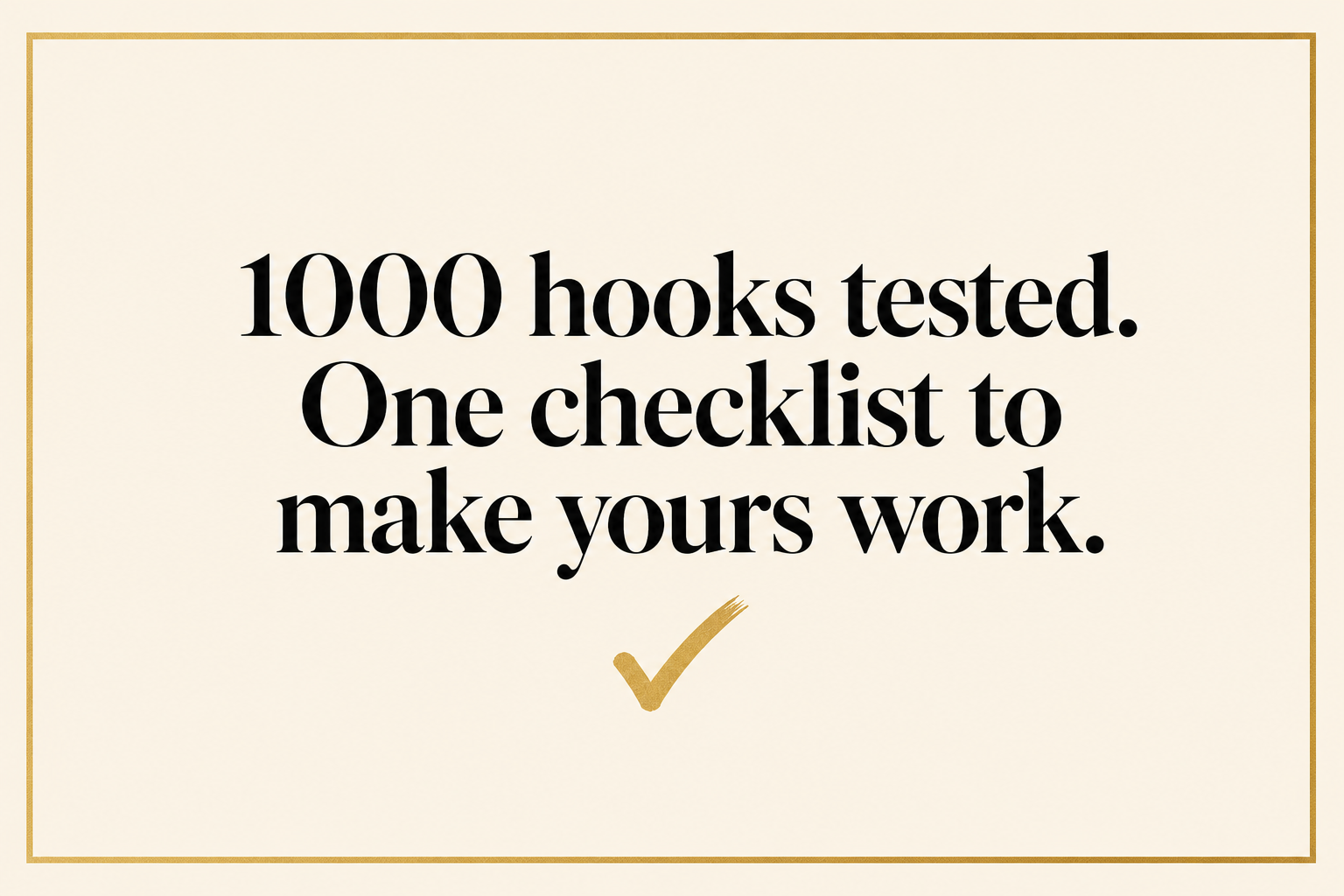 We Tested 1000 Hooks, you're focusing on the wrong thing, by PY PYTalkBiz