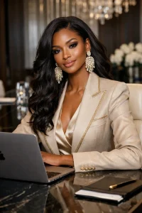 African American Female business owners,Open book representing ChatGPT setup guide and learning system