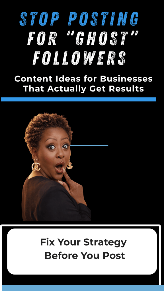 Content ideas for businesses that help small business owners create high-converting social media posts using a simple AI content planning system